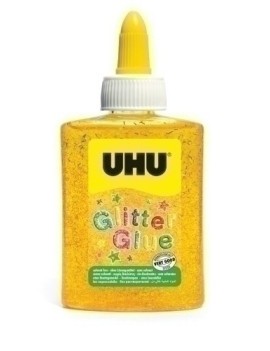 COLA GLITTER GLUE UHU B/88...