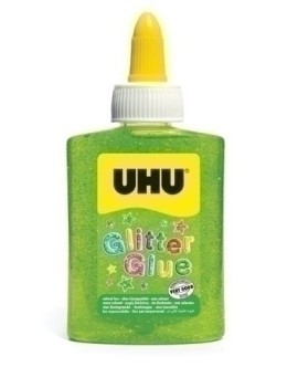 COLA GLITTER GLUE UHU B/88...