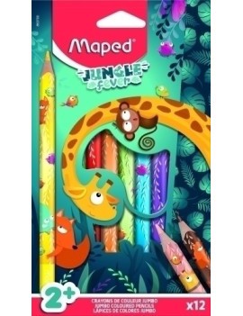 LAPICES COLOR MAPED JUNGLE...