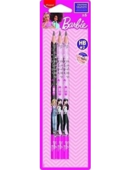 LAPIZ MAPED BARBIE -HB B/6