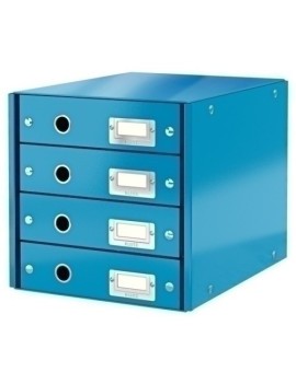 MODULO 4 CAJONES LEITZ AZUL