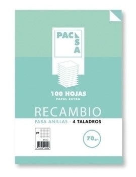 RECAMBIO PACSA Fº 100h 4...