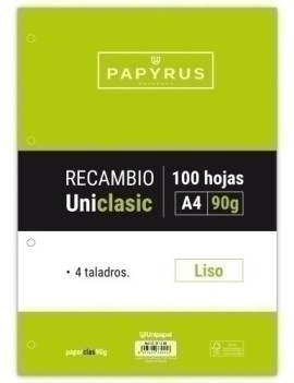 RECAMBIO PAPYRUS A4 100h 4...