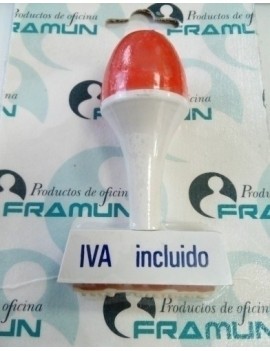 SELLO MANUAL "IVA INCLUIDO"