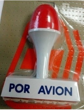 SELLO MANUAL "POR AVION"