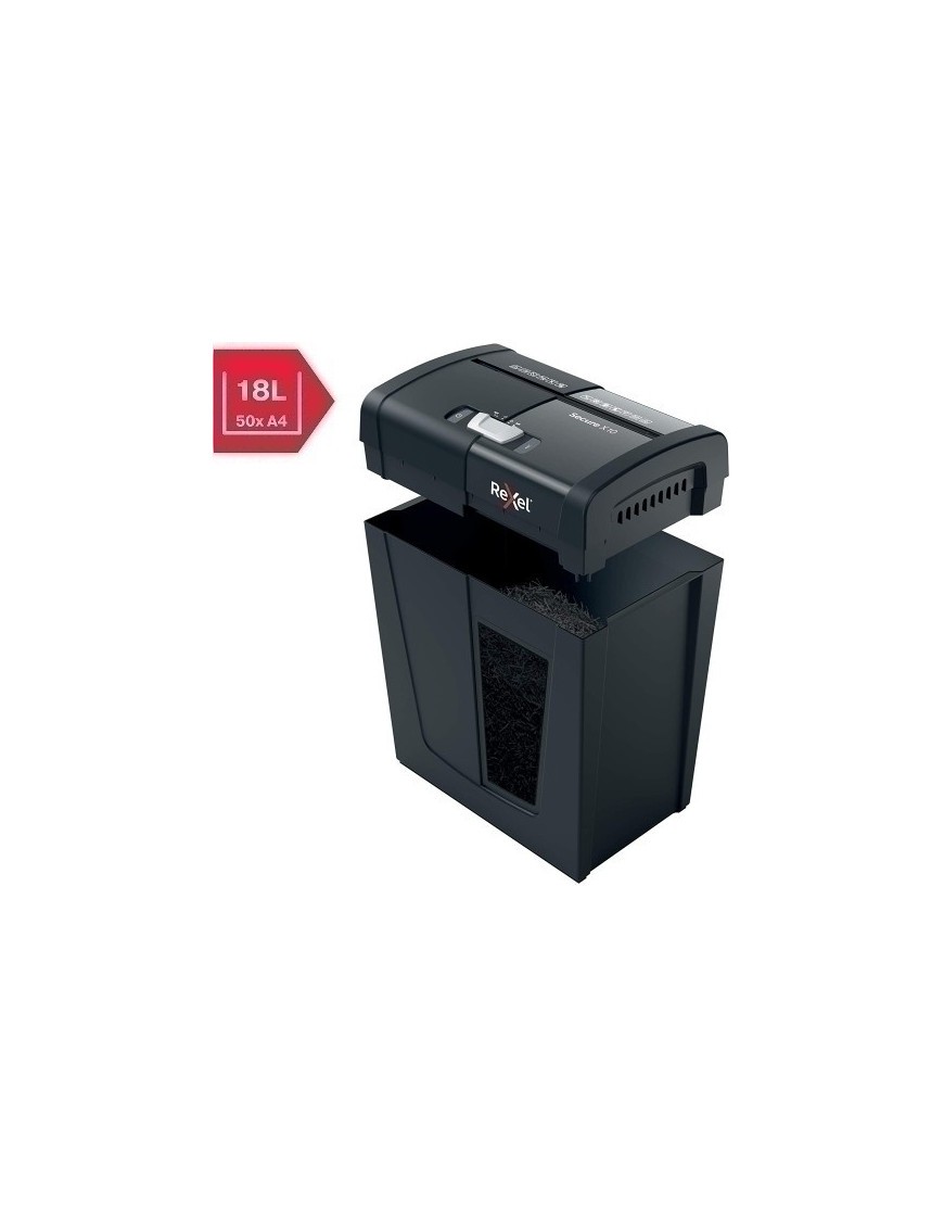 DESTRUCTORA REXEL SECURE X10 NEGRO