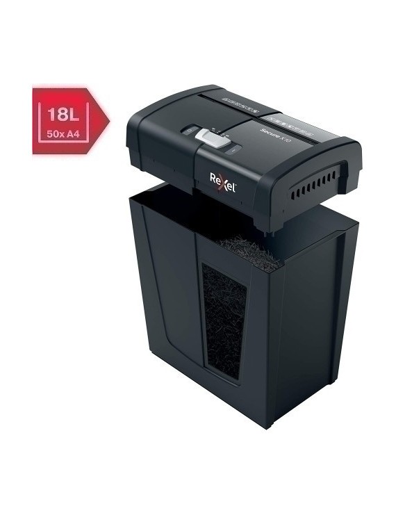 DESTRUCTORA REXEL SECURE X10 NEGRO