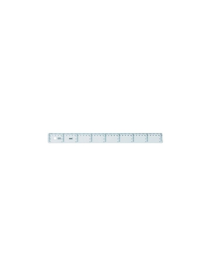 Regla Cristal Safta 40 Centimetros