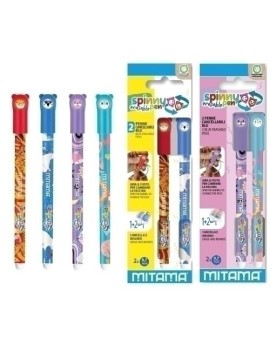 Boligrafo Mitama Spinny Borrable Azul B/