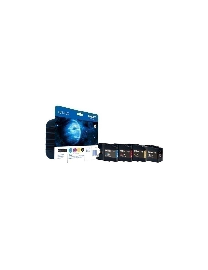 Cart.Ij. Brother Lc-1280Xlvalbp Pack 4