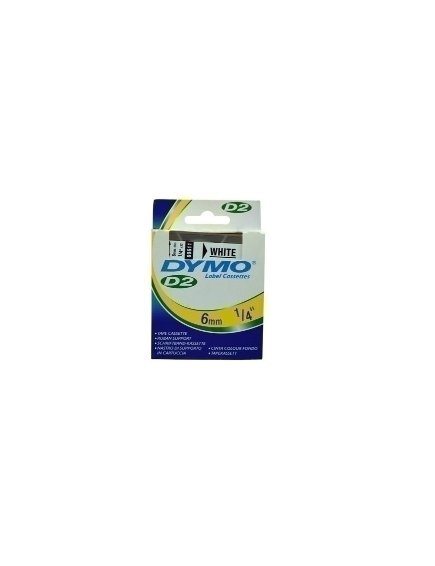 Cinta Rot.Dymo Lm D2 Fondo 10M  6 Blanco