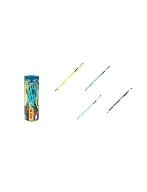 Lapiz Grafito Centrum Con Goma Hb B/50
