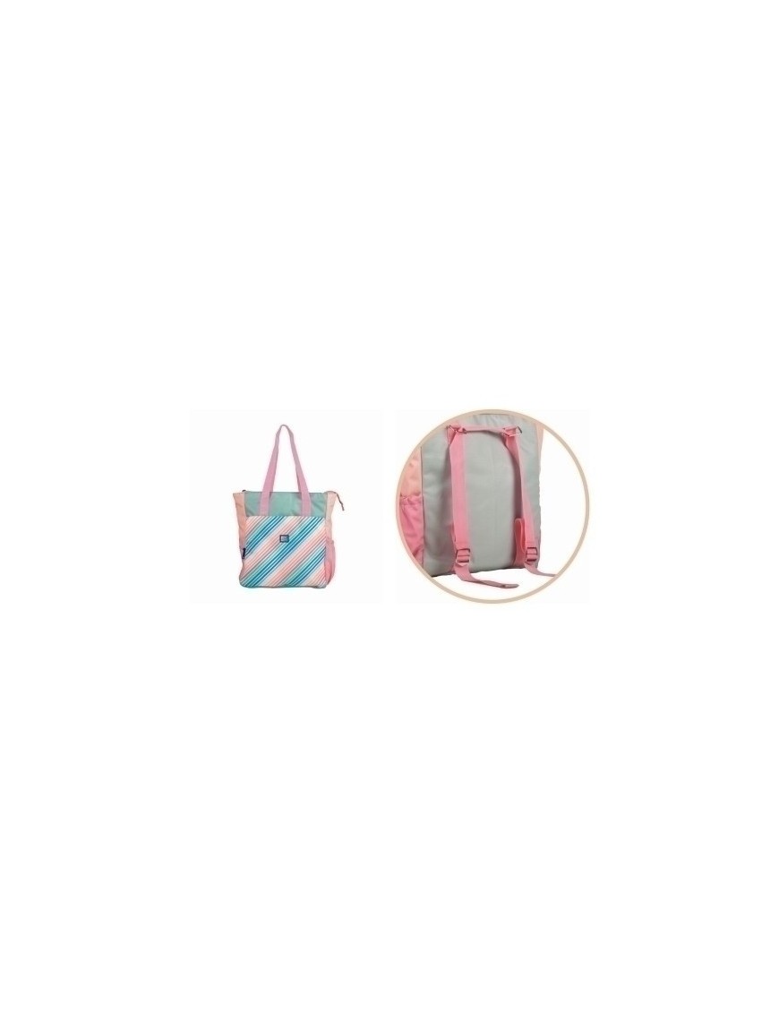 Mochila-Bolso Oxford Color Block Convert