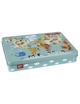 Puzzle Educativo Apli Kids Mapa Mundi