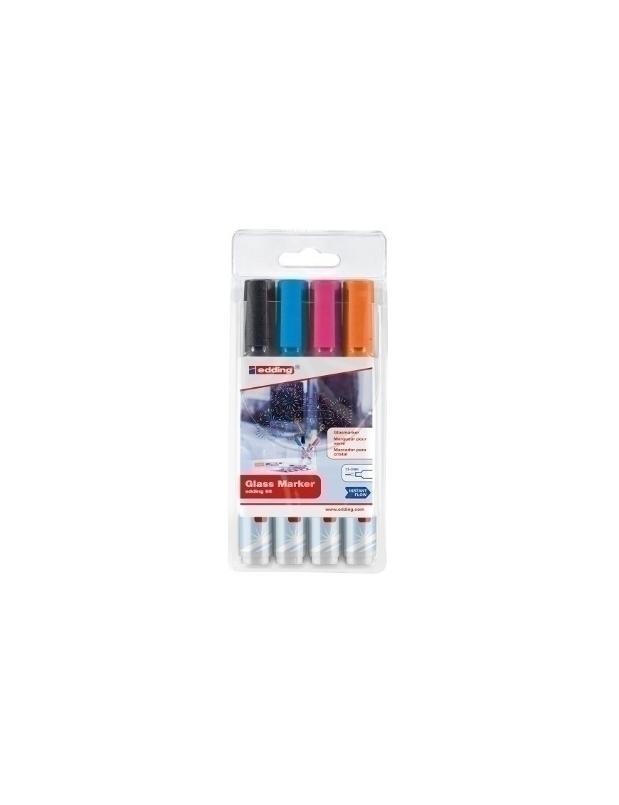 Rotul.Edding 95 Para Cristal B/4