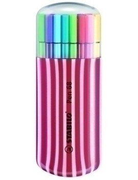 Rotul.Stabilo Pen 68 Estuche 20 Zebrui