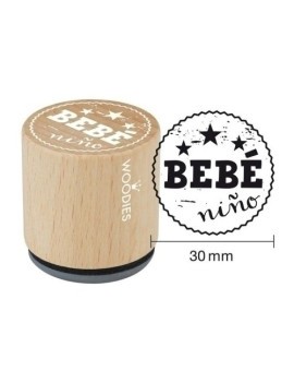 Sello Colop Woodies "Bebe Niño"
