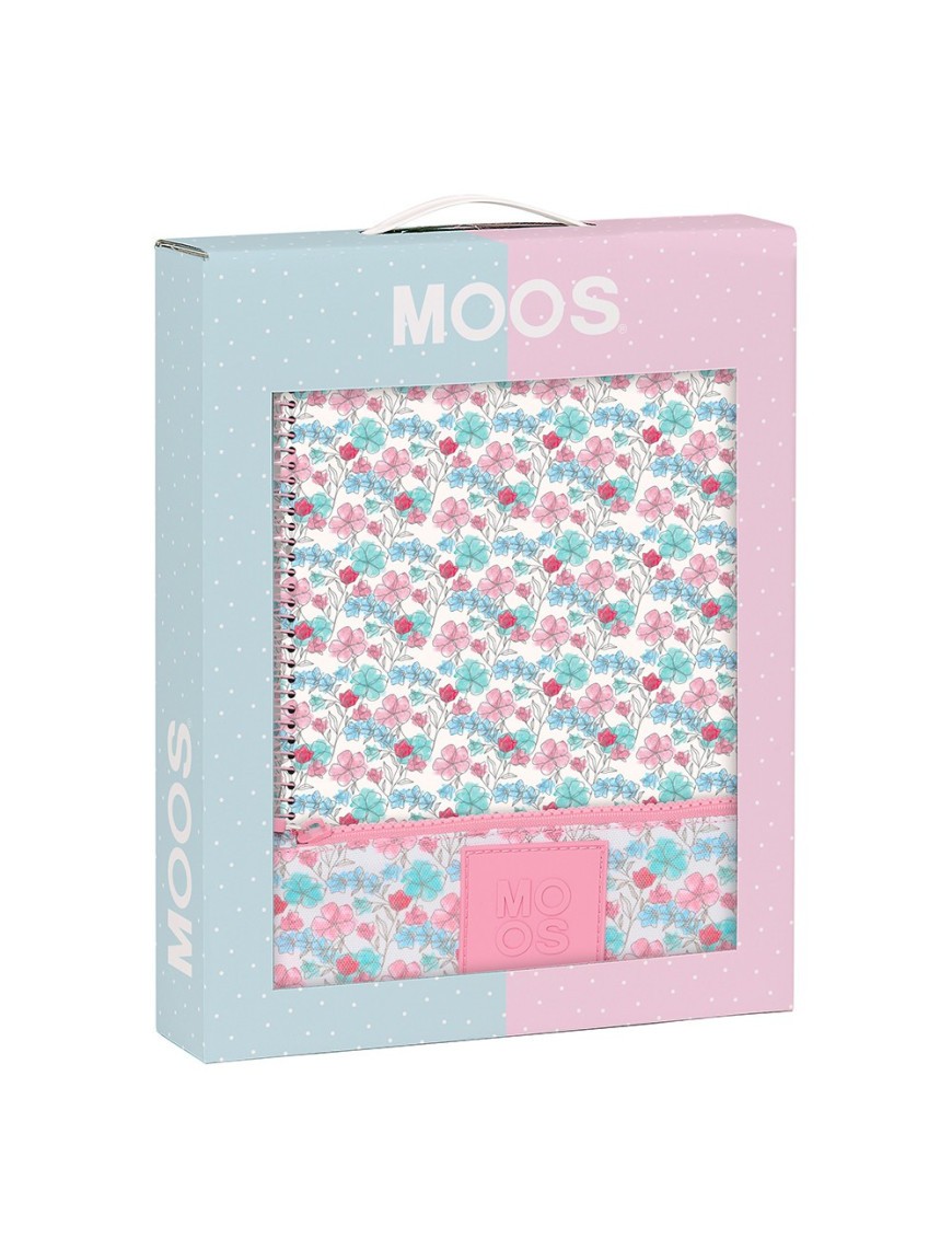 SET DE REGALO PQÑO. MOOS "FLORES"