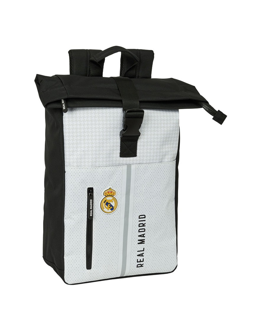 MOCHILA SOLAPA PARA PORTATIL 15,6'' REAL MADRID 1ª EQUIP. 24/25