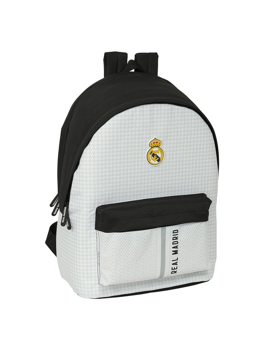 MOCHILA DOBLE PARA PORTATIL 15,6"+USB REAL MADRID 1ª EQUIP. 24/25
