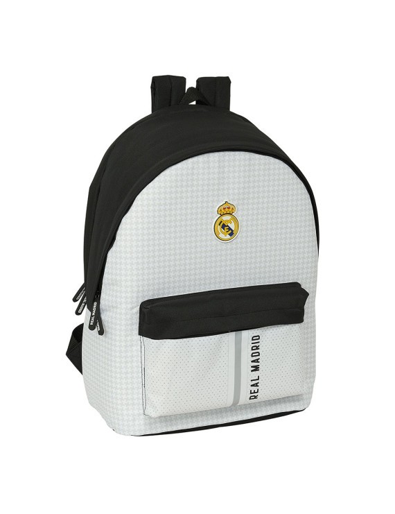 MOCHILA DOBLE PARA PORTATIL 15,6"+USB REAL MADRID 1ª EQUIP. 24/25