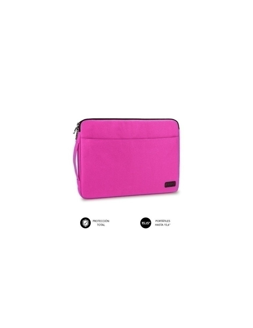 Funda portatil subblim urban 15,6" rosa