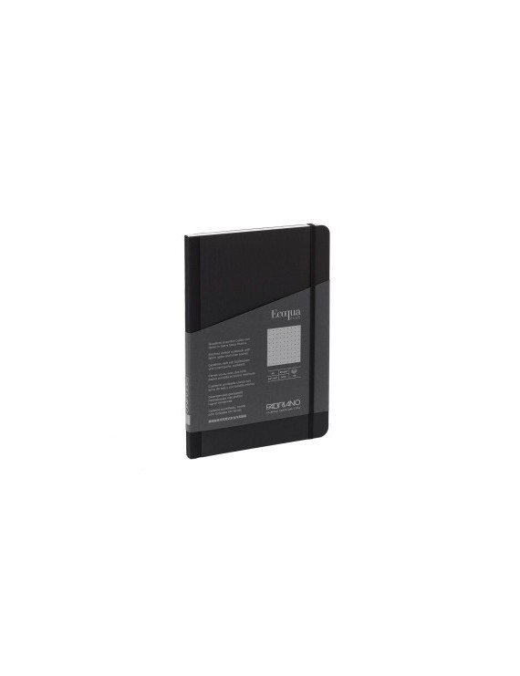 Cuaderno fabriano eq plus a5 80h dots negro