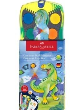 Acuarelas faber-castell dinos. e/12