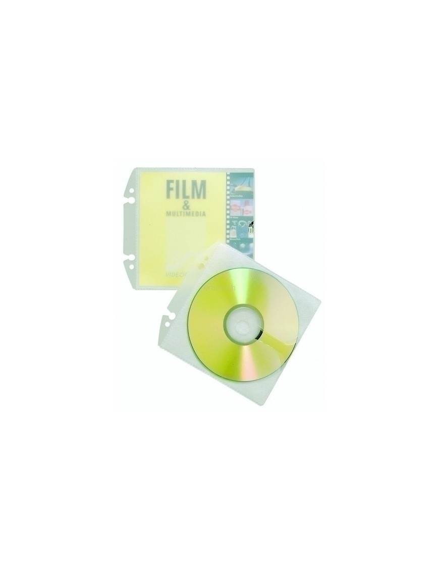 Archivo cd funda de 1 bolsa de 10