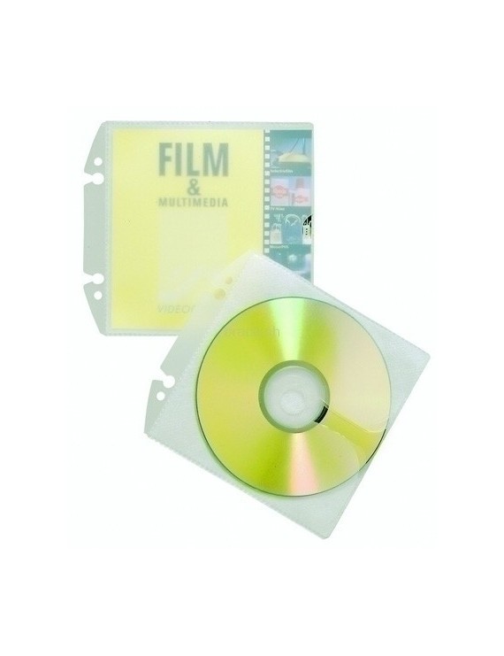 Archivo cd funda de 1 bolsa de 10