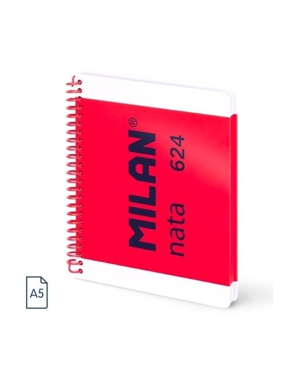 Bloc milan nata 624 a5 80h hrz. rosa