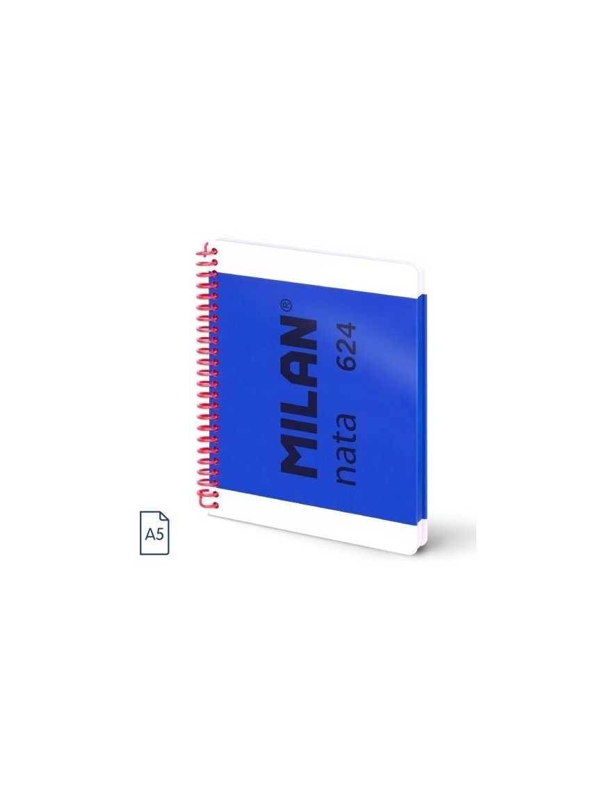 Bloc milan nata 624 a5 80h liso azul