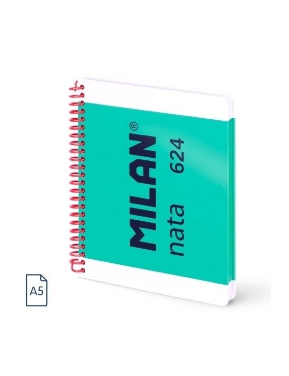 Bloc milan nata 624 a5 80h liso verde