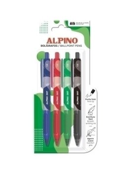 Boligrafo alpino dot unicolor col.surt.b/4