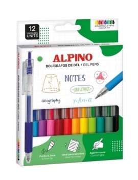 Boligrafo alpino rainbow line gel e/12