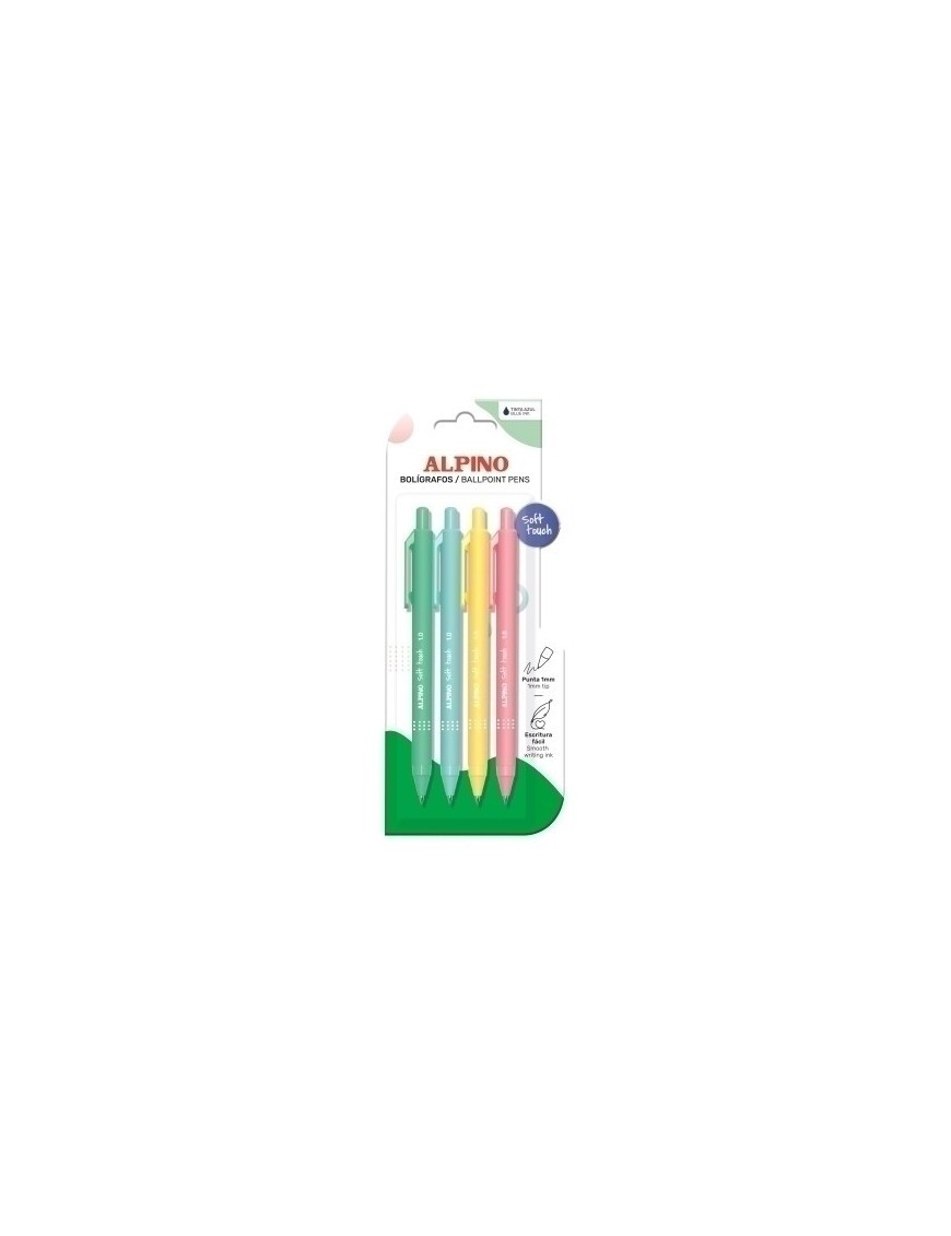 Boligrafo alpino soft touch past. b/4