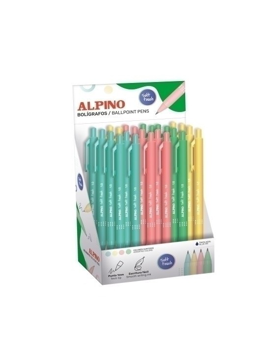 Boligrafo alpino soft touch past. exp.24