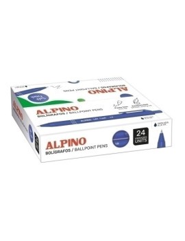 Boligrafo alpino soft touch unicolor c/24