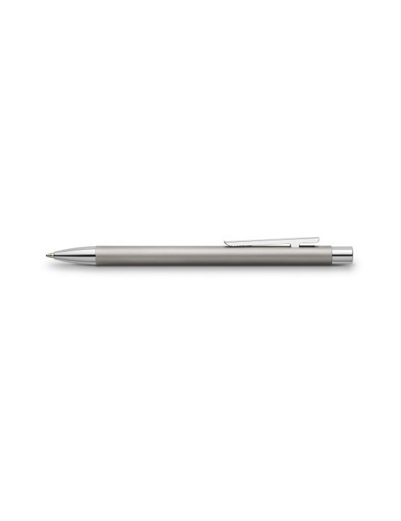 Boligrafo faber neo slim acero mate