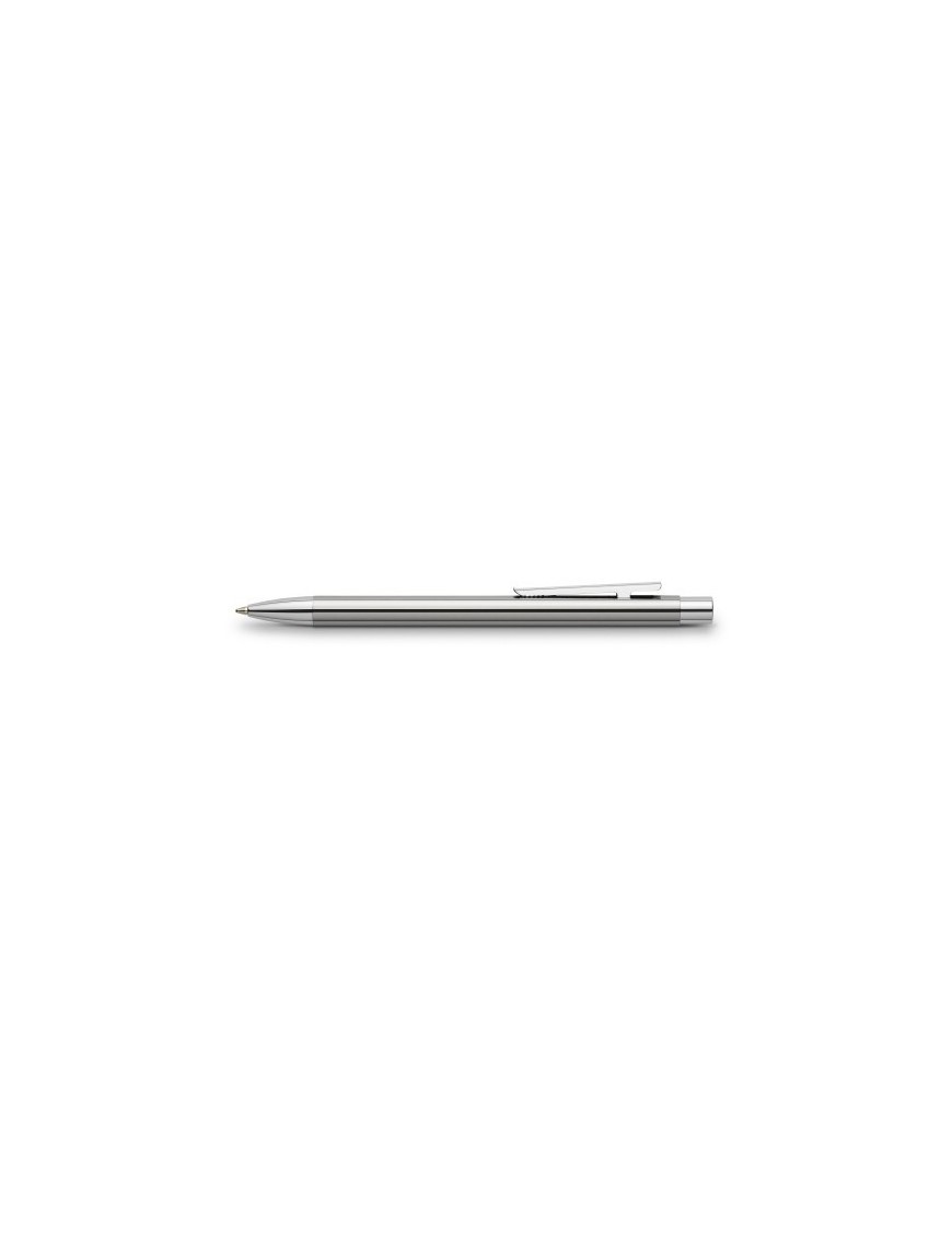 Boligrafo faber neo slim acero pulido