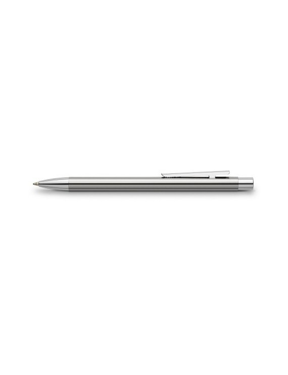 Boligrafo faber neo slim acero pulido