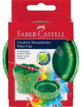 Bote faber antivuelco clic&go verde