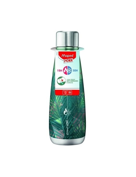 Botella maped picnik 500ml inox. tropic