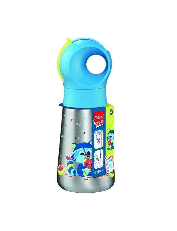 Botella maped miniiz 350ml inox.mapache
