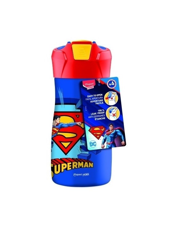 Botella maped superman 430ml inox.