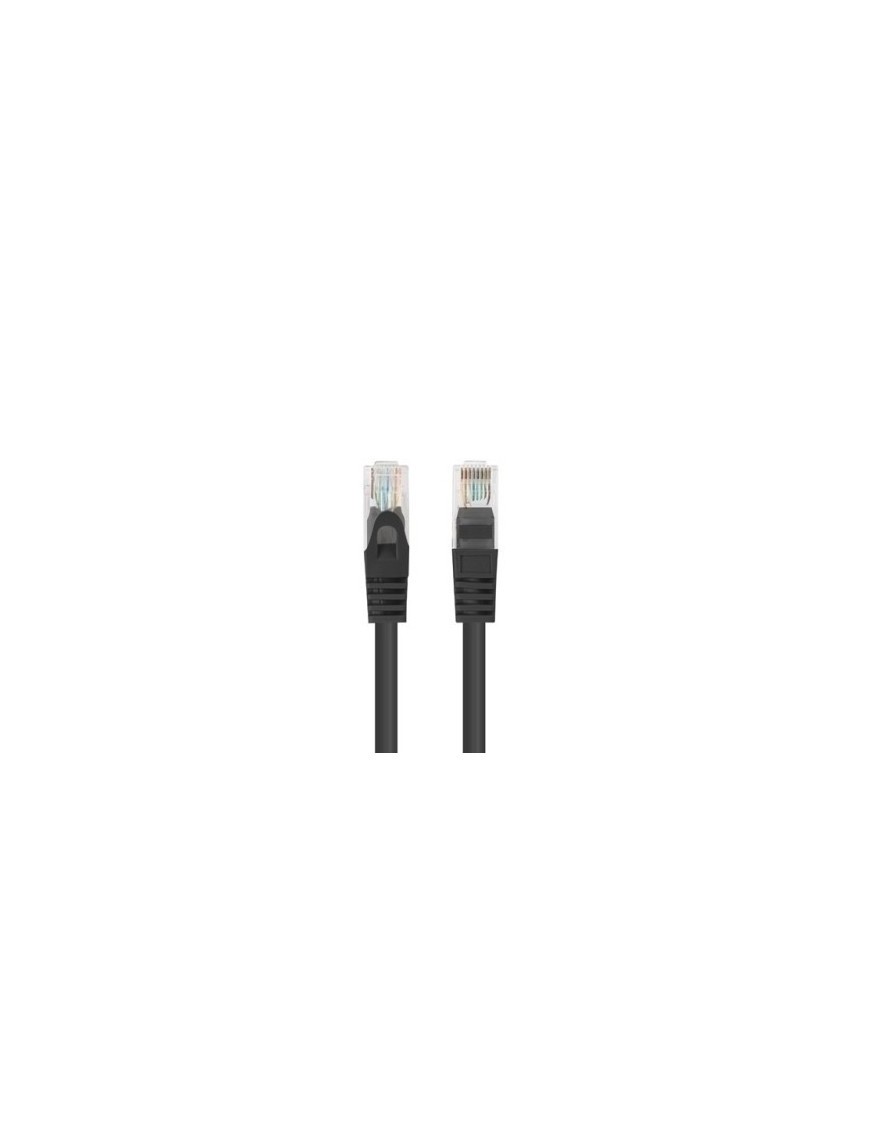 Cable red cat6 latiguillo rj45 0,25m neg