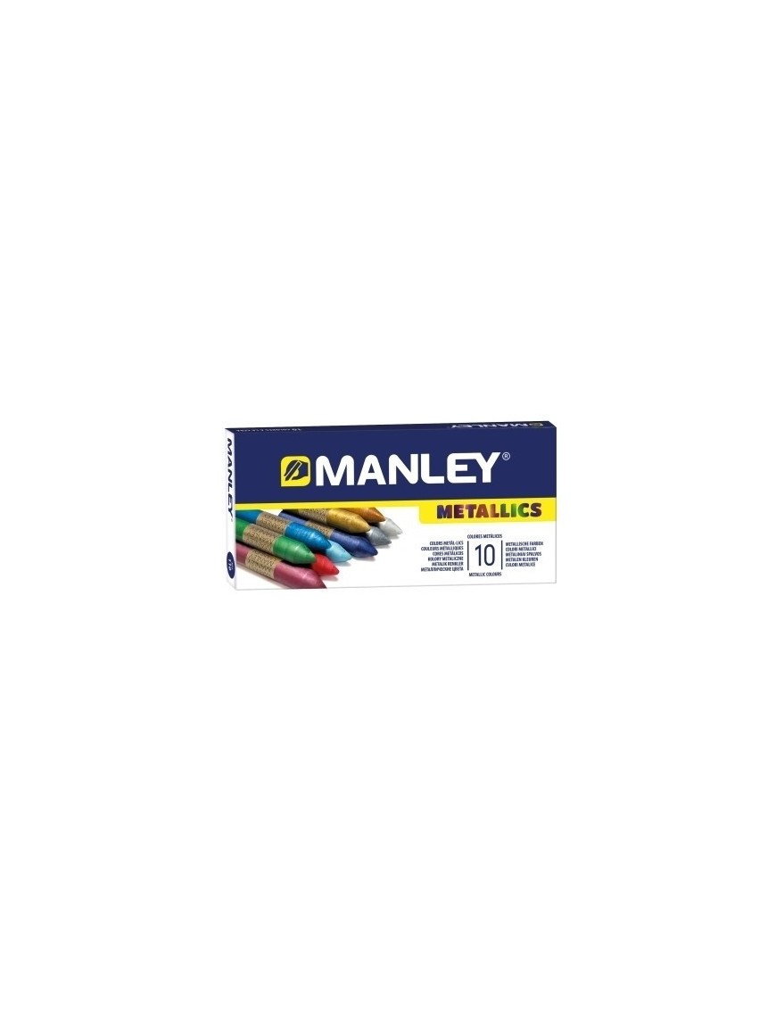 Ceras manley metallics estuche de 10