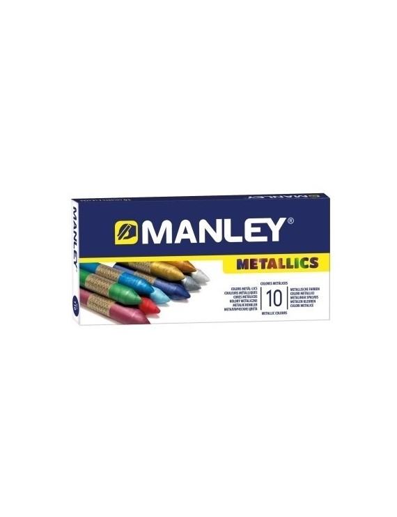 Ceras manley metallics estuche de 10