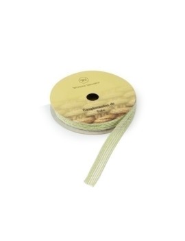 Cinta regalo yute r.3 m.10 mm verde