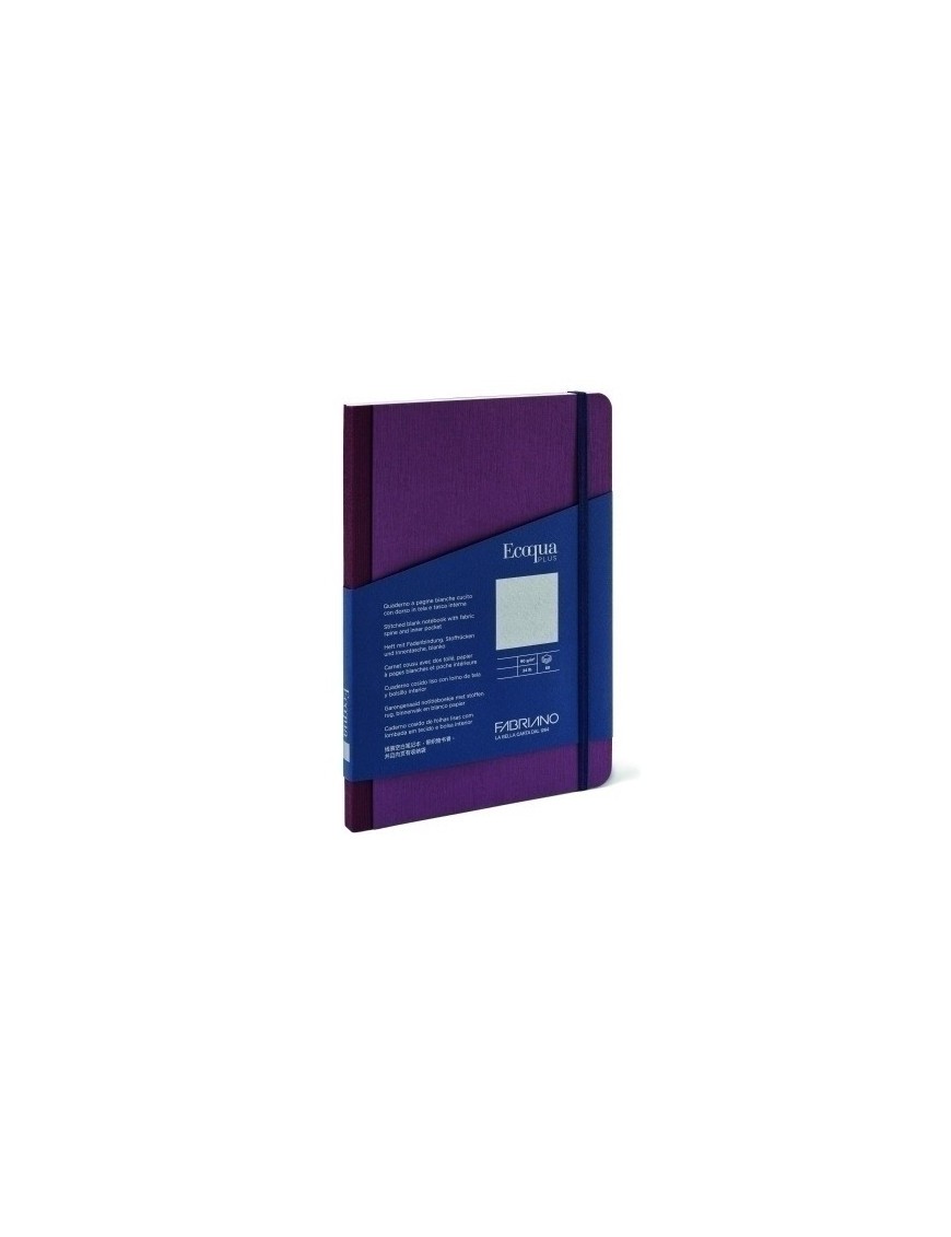 Cuaderno fabriano eq plus 9x14 80h liso vin